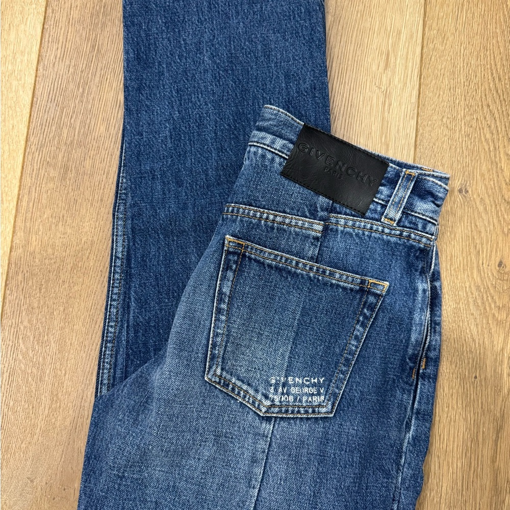 Givenchy Blue Straight Jeans Classic Style